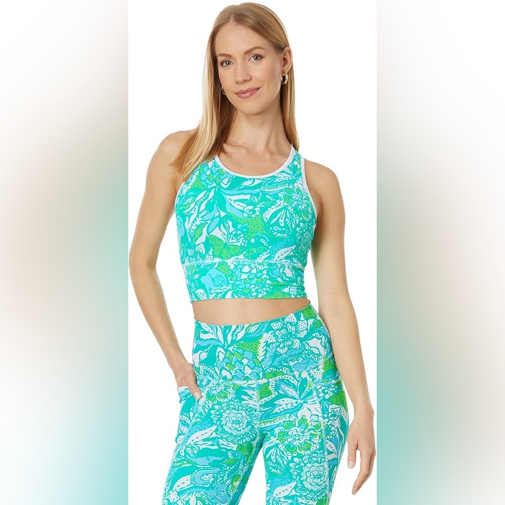 Lilly Pulitzer Bentlee Longline Sports Bra Size XS